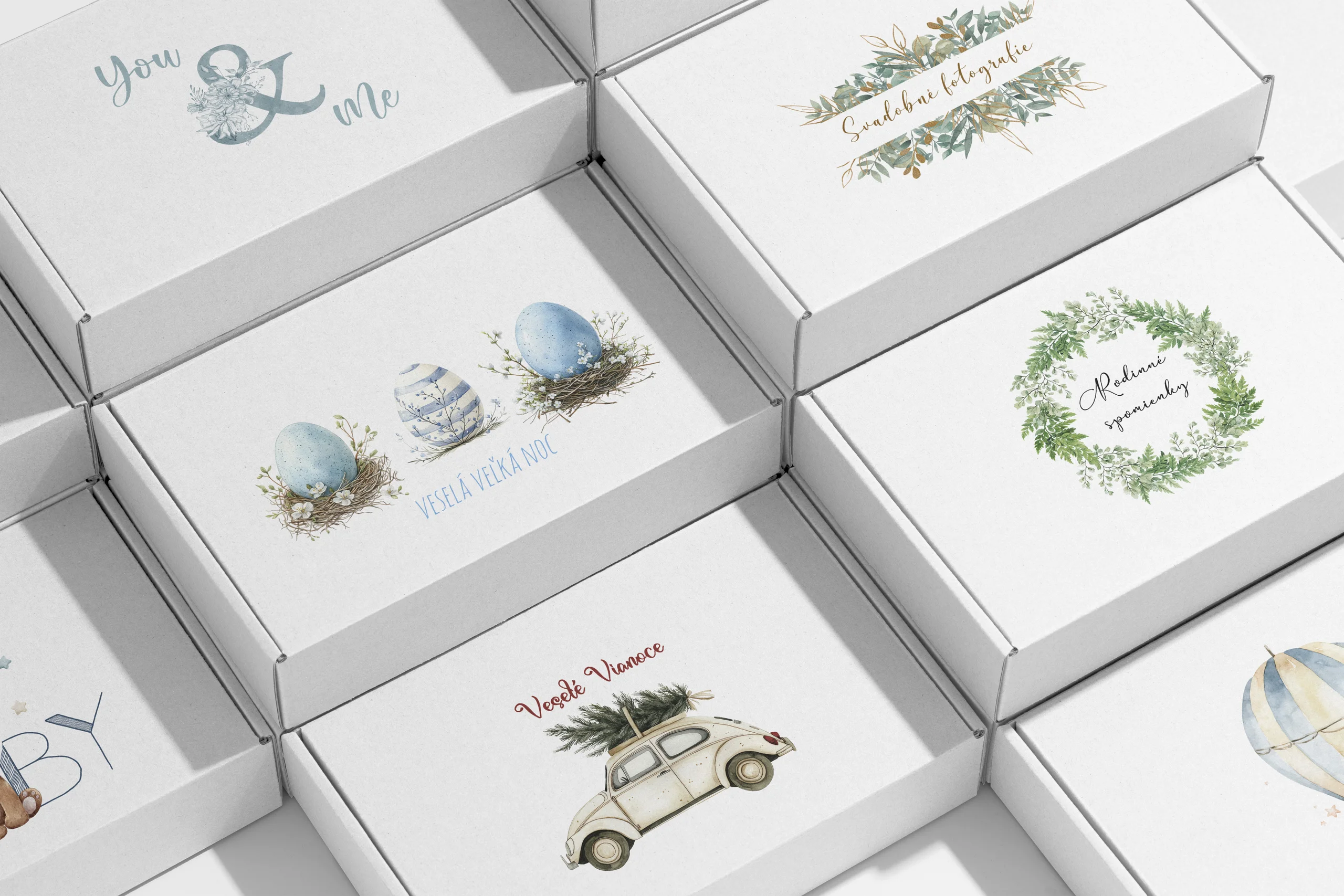 Krabičky na fotografie s potlačou – prehľad kolekcie