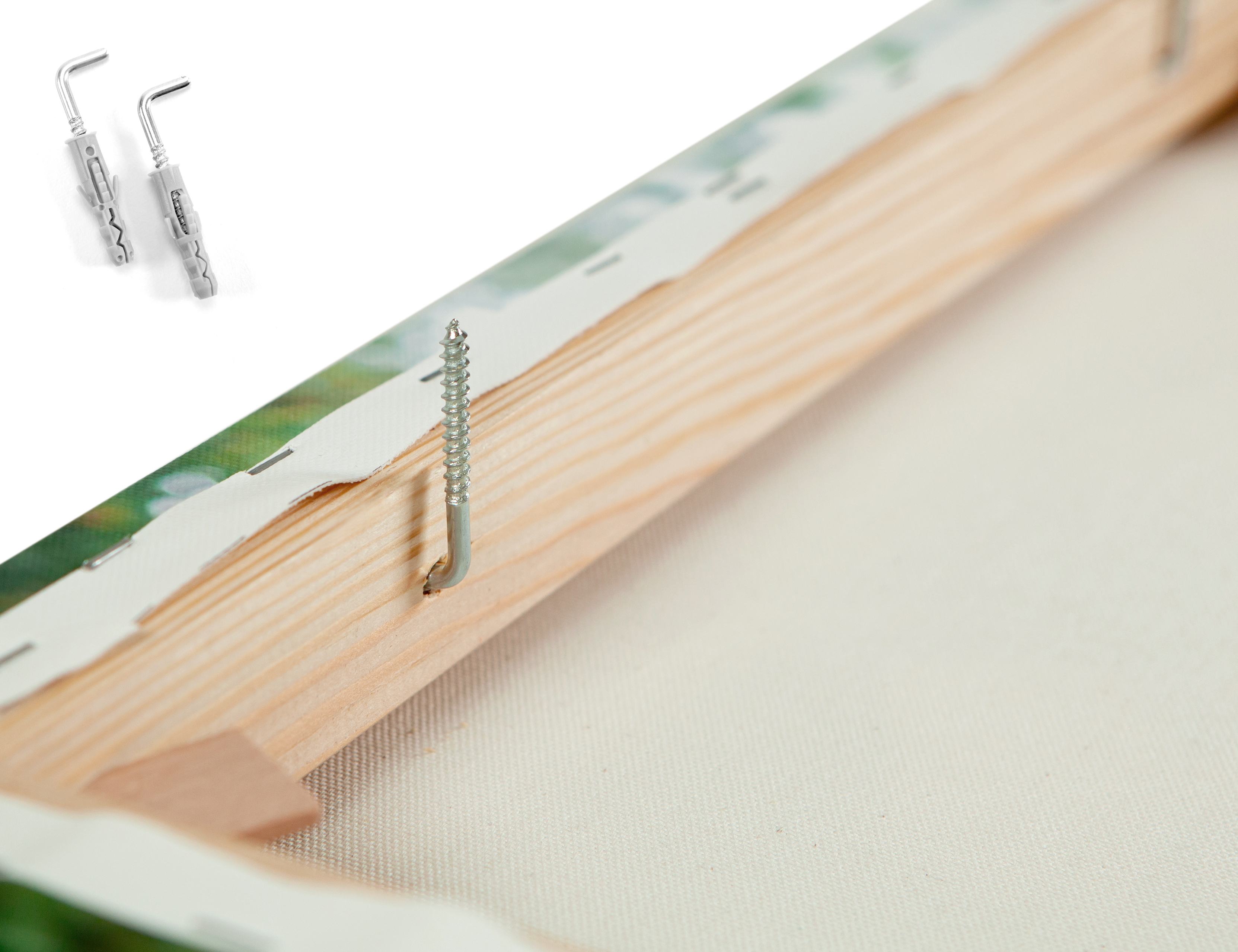 Kovové háčiky pre 4 cm rám