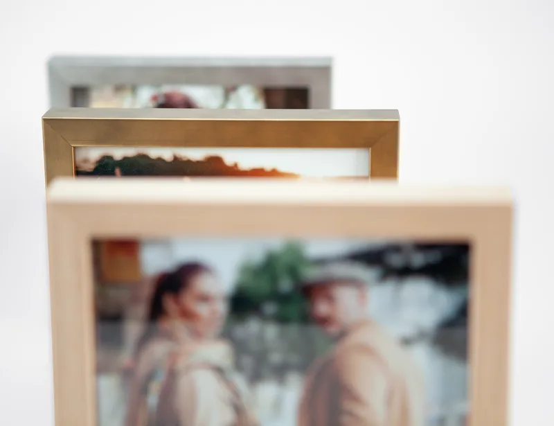 Fotografia v ráme Smart – ukážka prevedení 15×15 cm a 13×18 cm