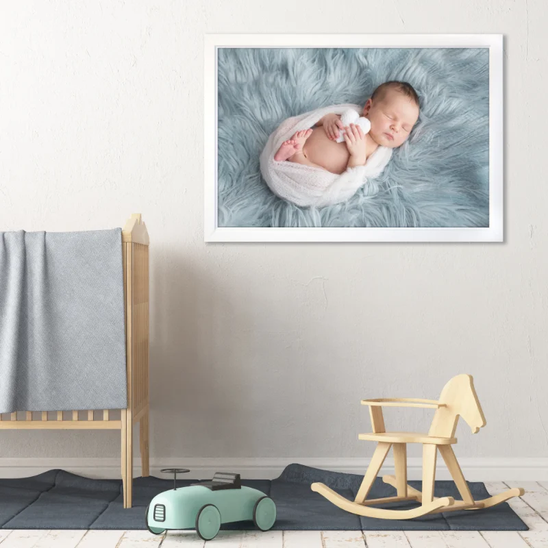 Detail štruktúry plátna