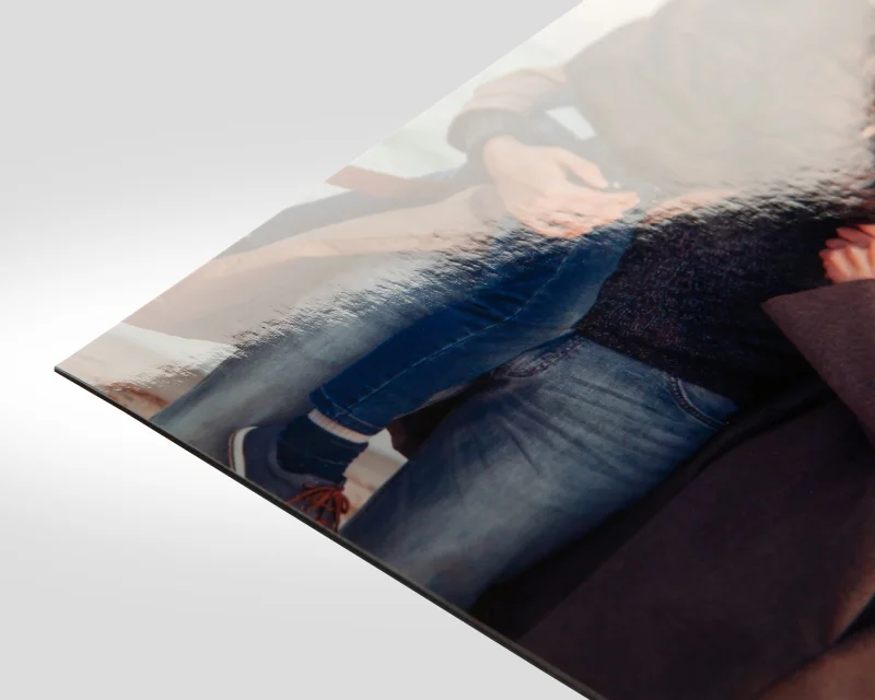 Náhľad tlačenej fotografie s veľkým bielym rámikom