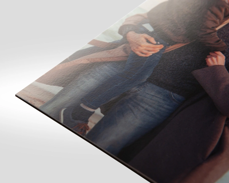 Náhľad tlačenej fotografie s veľkým bielym rámikom