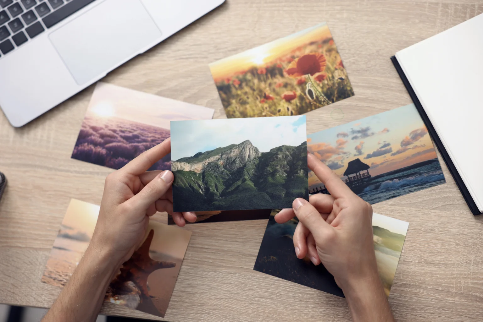 Náhľad vytlačených fotografií